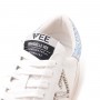 Sneaker Allacciata Pelle Donna Emanuelle Vee (431P-701-25-P100W White/Blue)