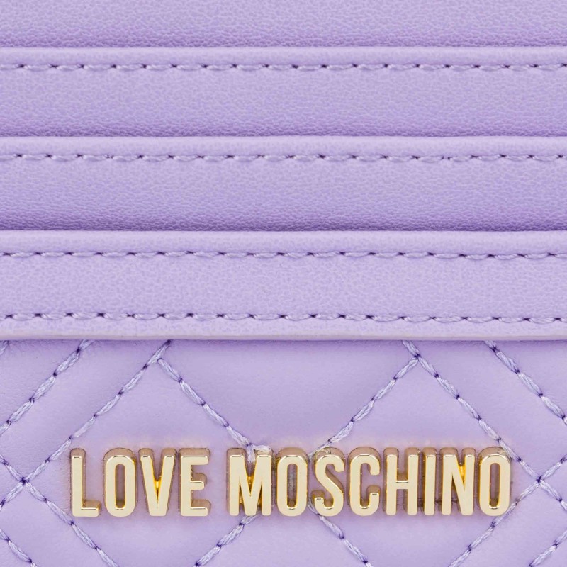 LOVE MOSCHINO Portafoglio Donna love moschino jc5601pp0gla0651-lilla  Quilted, Purple Women's Wallet