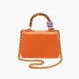 Bauletto Donna La Carrie Transition Lolita Med. Hand Bag Leather+Suede Orange 131P-GA-231-LES