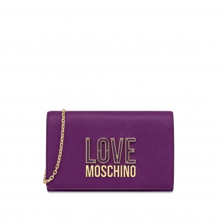 Borsa A Tracolla Viola Logo Love Moschino JC4213PP1ILQ165A