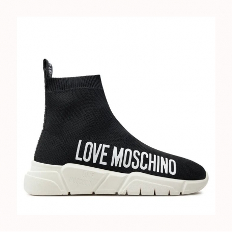 Sneakers Alta Nera Love Moschino JA15433G1IIZ6000